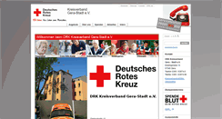 Desktop Screenshot of drk-gera.de